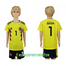 Koszulka Kolumbia Ospina 1 Dziecięcy Mistrzostwa Świata 2018 Domowe Stroje Piłkarskie